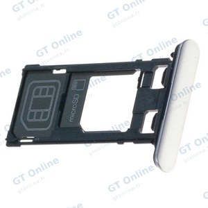 Tiroir Sim Premium Sony Xperia XZ F8332 Argent