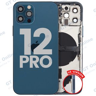 Châssis pour Apple iPhone 12 Pro (version US, origine d'occasion — grade B, Pacific Blue)