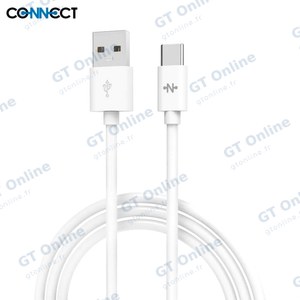 Câble Data USB vers USB-C CONNECT MC-CCB5 15W (2m) Blanc