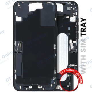 Châssis pour Apple iPhone 16 Plus (version EU, origine d'occasion — grade A, noir)