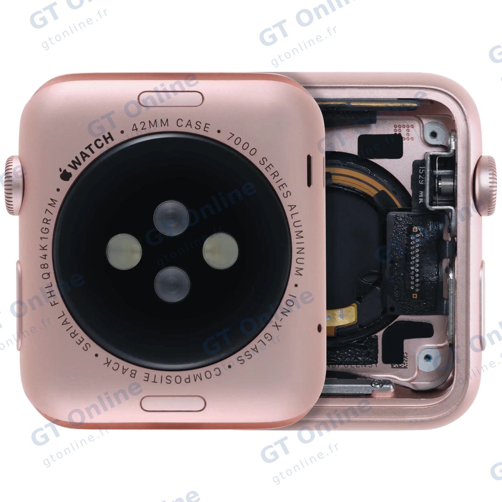 Châssis pour Apple Watch Series 1 (42MM) (origine d'occasion — grade A, Cellular Version, Aluminum / Rose Gold)