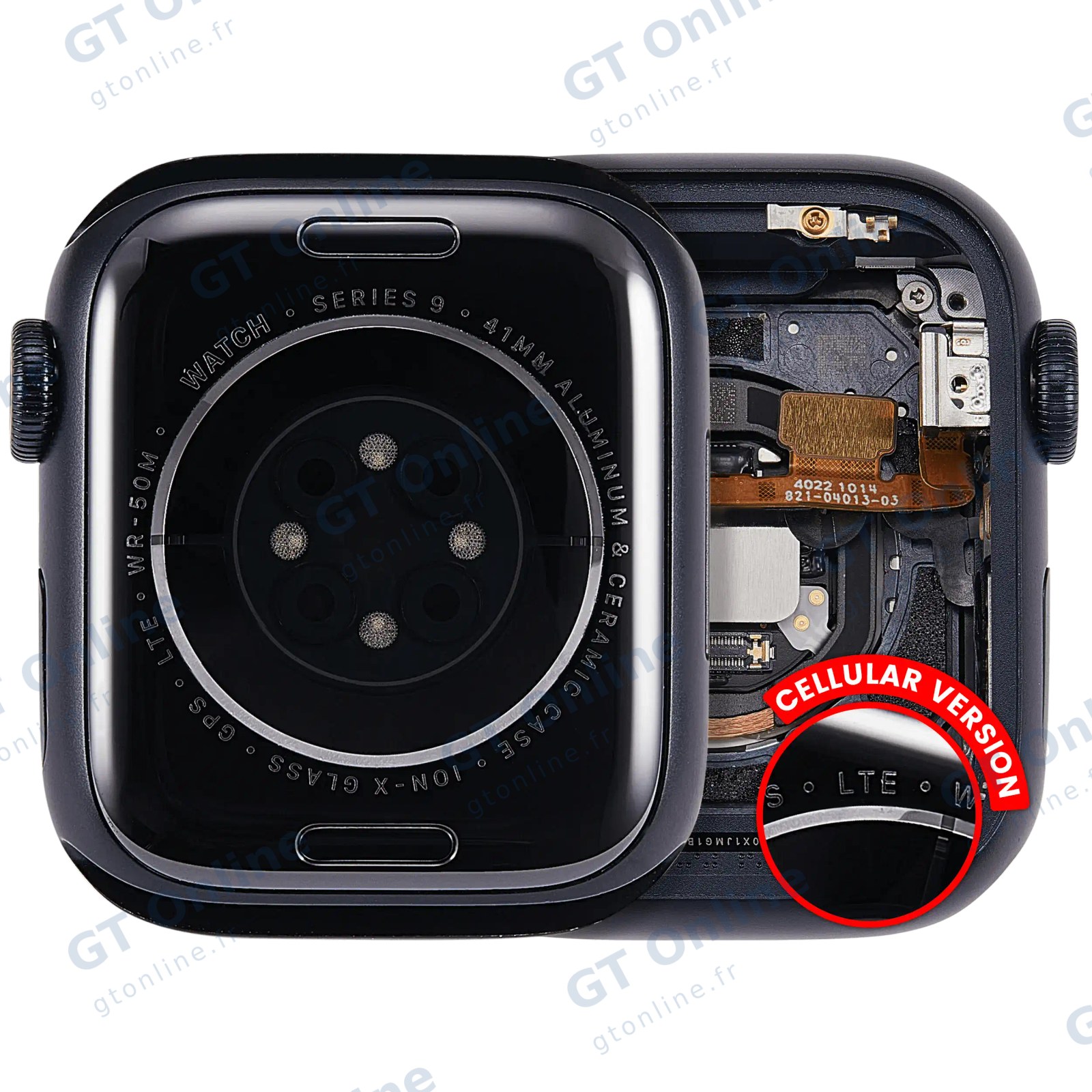 Châssis pour Apple Watch Series 9 (41MM) (Used OEM Pull: Grade A (Cellular Version, Aluminum / Midnight)