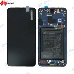 Bloc Écran Complet avec Châssis et Batterie Original Huawei Mate 20 02352FQM 02352FQW Bleu