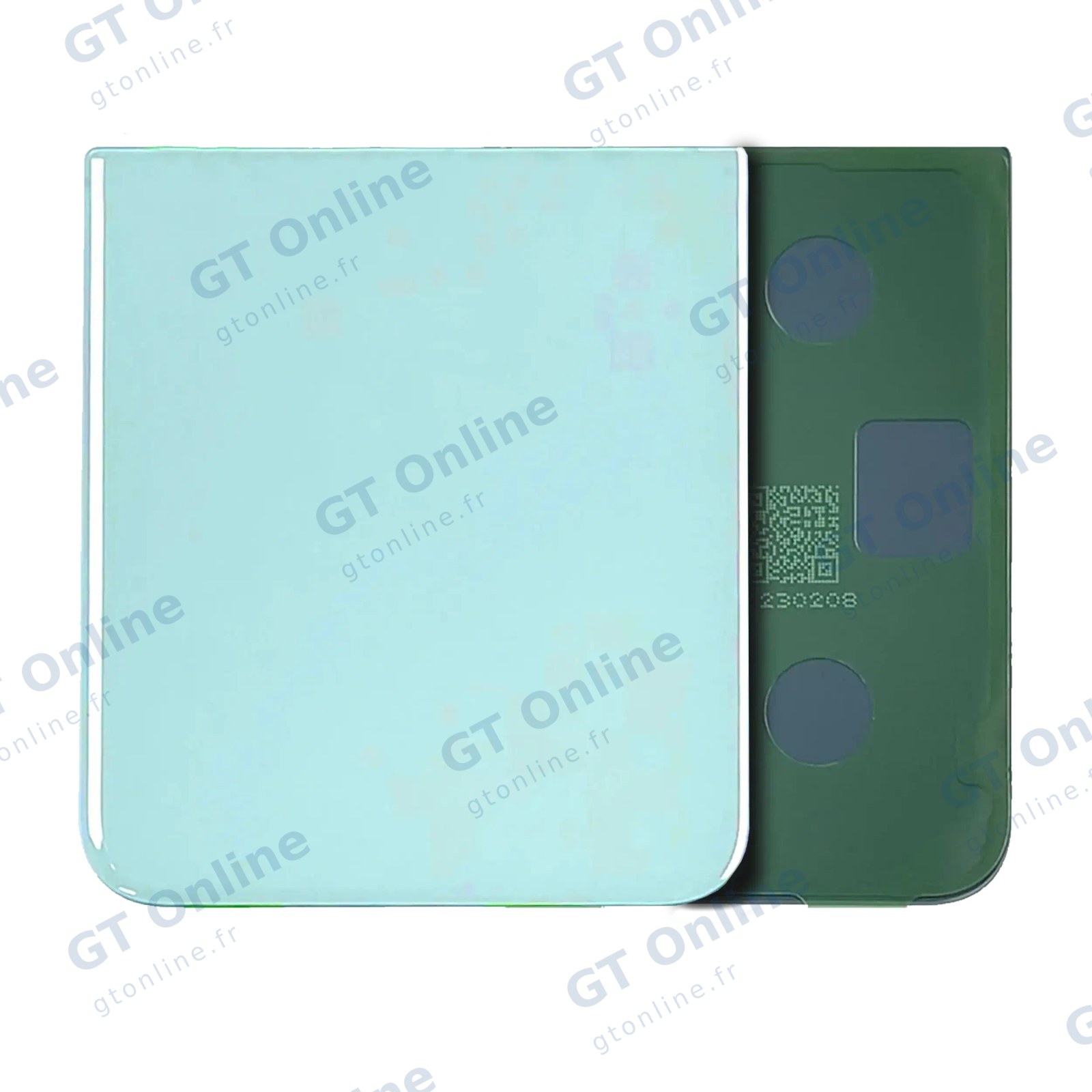 Vitre arrière pour Samsung Galaxy Z Flip 5 (pack service origine, bleu)