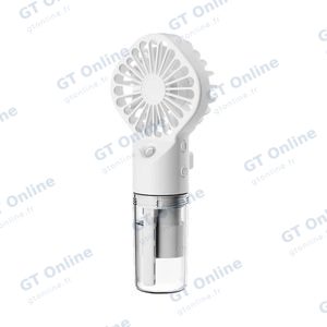 Mini Ventilateur Portable avec Humidificateur Blanc