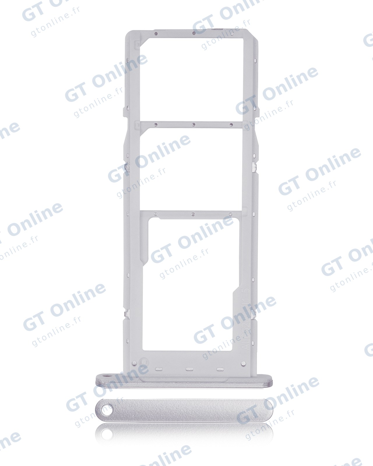 Tiroir SIM pour Samsung Galaxy A14 (A145F) (argent)