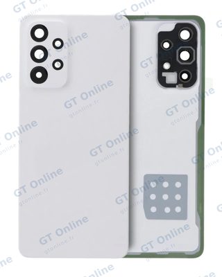 Vitre arrière pour Samsung Galaxy A33 5G (A336 / 2022) (pack service origine, blanc)