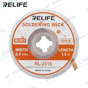 Tresse à Dessouder Relife RL-2515 (2.5mm x 1.5m)