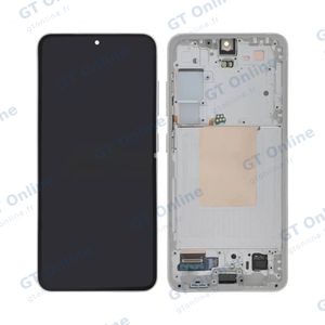Écran Tactile Original Assembled avec Châssis Compatible Samsung Galaxy S24 5G S921 GH82-33287B Argent