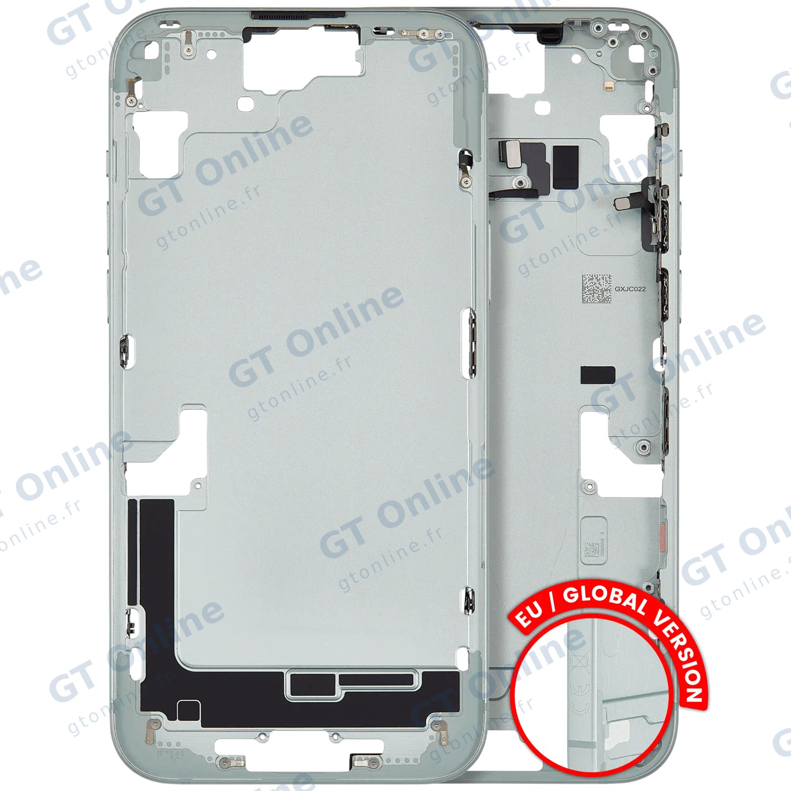 Châssis pour Apple iPhone 15 Plus (version EU, origine d'occasion — grade B, vert)