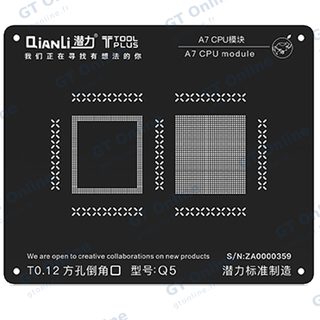 Pochoir de rebillage Qianli iBlack 2D A7 Q3