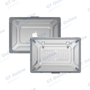 Coque de Protection Renforcée avec Support Apple MacBook Pro Retina 14" M1 Pro/M1 Max (2021) A2442 — Gris