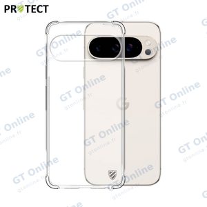 Coque Silicone Renforcée PROTECT pour Google Pixel 9/Pixel 9 Pro Transparent