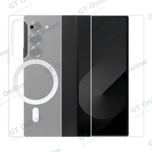Coque Silicone MagSafe Compatible pour Samsung Galaxy Z Fold 6 5G F956 Transparent