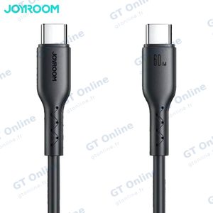 Câble Data USB-C vers USB-C JOYROOM SA26-CC3 Flash-Charge Series 60W (2m) Noir