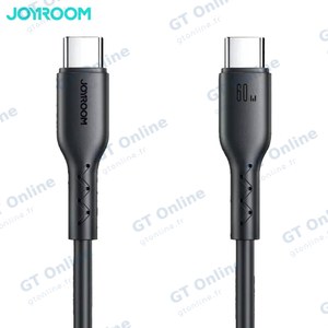Câble Data USB-C vers USB-C JOYROOM SA26-CC3 Flash-Charge Series 60W (1m) Noir