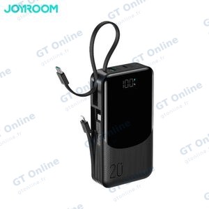 Batterie Externe Power Bank JOYROOM JR-PC2 3x Câbles Intégrés 20000mAh 22.5 W Noir