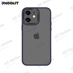 Coque de Protection Canon Lens JMGOKIT pour Apple iPhone 12 Violet