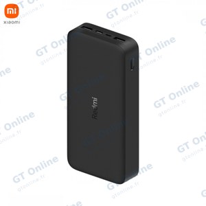 Batterie Externe Power Bank Xiaomi 20000mAh Redmi 18W Charge Rapide Noir