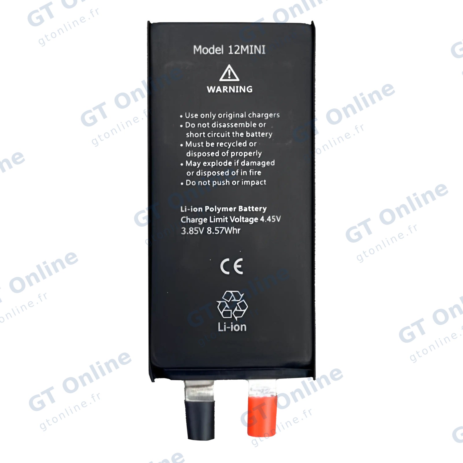 Batterie nue à souder pour Apple iPhone 12 Mini (soudure par points requise, compatible)