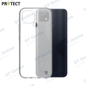 Coque Silicone PROTECT pour Realme C21 Transparent