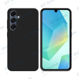 Coque Silicone Compatible pour Samsung Galaxy A16 5G A166/Galaxy A16 4G A165 (#3) Noir