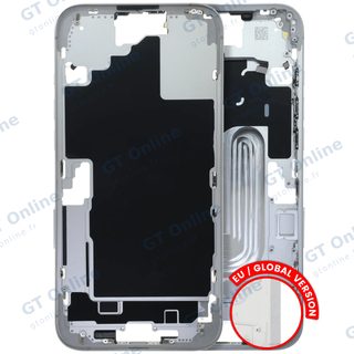 Châssis pour Apple iPhone 16 Plus (version EU, origine d'occasion — grade B, blanc)
