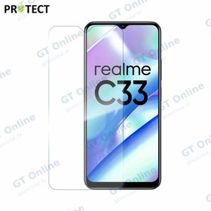 Verre Trempé Classique PROTECT pour Realme C33 Transparent