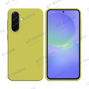 Coque Silicone Compatible pour Samsung Galaxy A36 5G A366/Galaxy A56 5G A566 (#6) Jaune