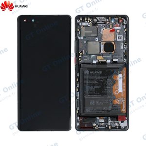 Bloc Écran Complet avec Châssis et Batterie Original Huawei Mate 40 Pro 02353YMT Noir