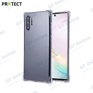 Coque Silicone Renforcée PROTECT pour Samsung Galaxy Note 10 Plus N975 Transparent