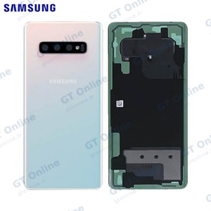 Cache Arrière Original Samsung Galaxy S10 Plus G975 GH82-18867B Blanc Céramique