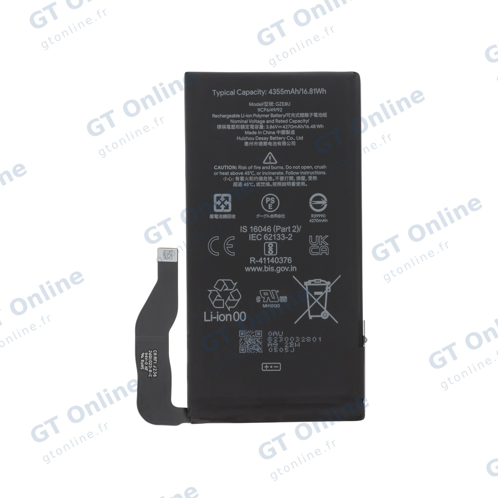Batterie Google Pixel 7 — origine (G949-00338-01) — vue 1