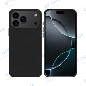 Coque Silicone Compatible pour Apple iPhone 17 Pro (#18) Noir