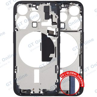 Châssis pour Apple iPhone 15 Pro (version EU, origine d'occasion — grade A, Blue Titanium)