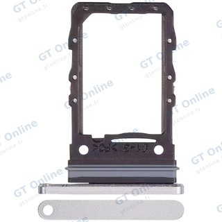 Tiroir SIM pour Samsung Galaxy Z Flip 6 (F741) (premium, blanc)