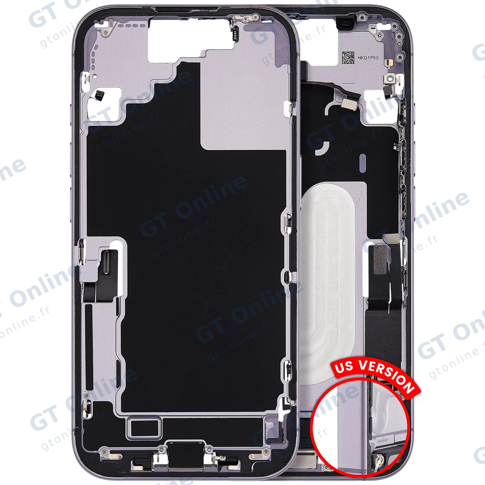 Châssis pour Apple iPhone 17 (version US, origine d'occasion — grade B, Lavender)