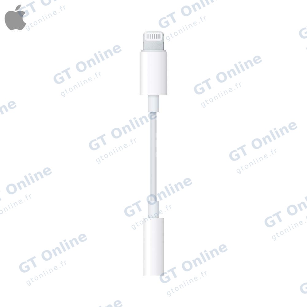 Adaptateur Lightning vers Jack Apple MMX62ZMA/A Bulk Blanc