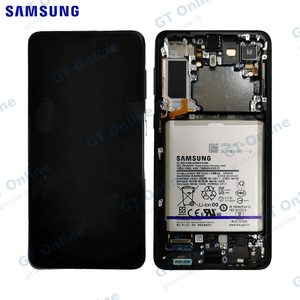 Bloc Écran Complet avec Châssis et Batterie Original Samsung Galaxy S21 Plus 5G G996 GH82-24555A GH82-24744A