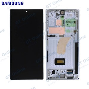 Écran Tactile Original Samsung Galaxy S23 Ultra 5G S918 GH82-30465B GH82-30466B Crème