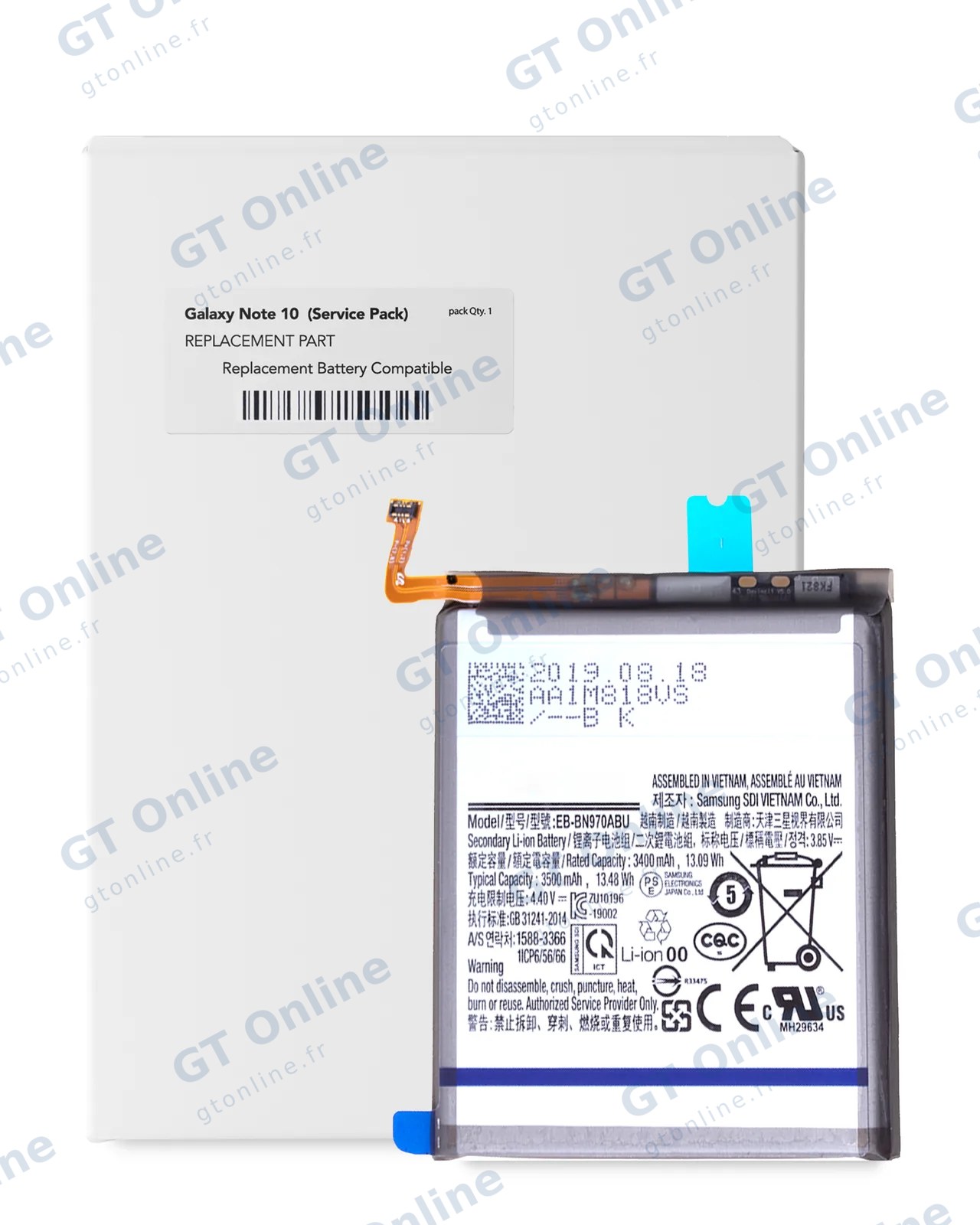 Batterie pour Samsung Galaxy Note 10 (pack service origine)