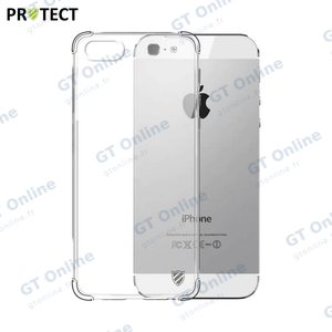 Pack de 10 Coques Silicone Renforcée PROTECT pour Apple iPhone 5/iPhone 5S/iPhone SE (1er Gen) Bulk Transparent