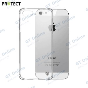 Pack de 10 Coques Silicone Renforcée PROTECT pour Apple iPhone 5/iPhone 5S/iPhone SE (1er Gen) Bulk Transparent