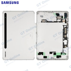 Cache Arrière Original Samsung Galaxy Tab S8 5G X706/Galaxy Tab S8 Wi-Fi X700 GH82-27818D Argent