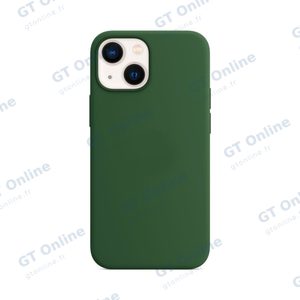 Coque Silicone Compatible pour Apple iPhone 13 Mini (#52) Vert Foncé