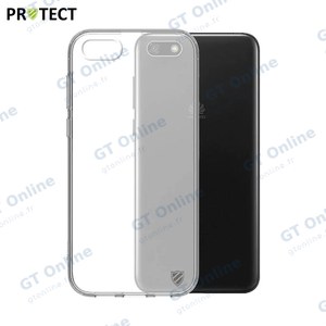 Coque Silicone PROTECT pour Huawei Y5 2018 Transparent