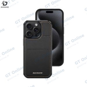 Coque de Protection Rafi Mag Dux Ducis pour Apple iPhone 15 Pro Max Noir