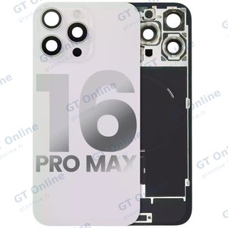 Vitre arrière pour Apple iPhone 16 Pro Max (origine d'occasion — grade A, White Titanium)