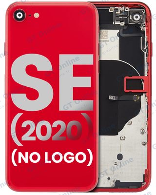 Châssis pour Apple iPhone SE (2020) (sans logo, compatible premium, rouge)