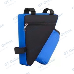 Sac pour Vélo avec Porte-Bidon Noir et Bleu